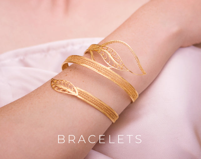 Pulseras y Brazaletes en Filigrana