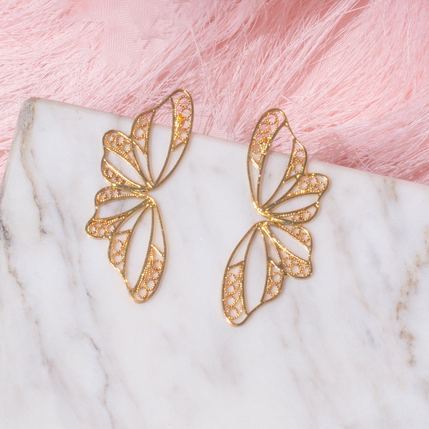 Pendientes Mariposa Alada en Filigrana Pequeños