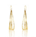 Pendientes de filigrana momposina en plata chapados en oro de 24 kilates. Parte de la colección FW'19 ELYSIA,Filigree Jewelry. #IAMDAILA